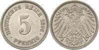 5 Pfennig 1896 F Kaiserreich  vz-st
