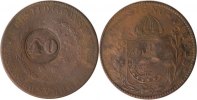 Brasilien 40 Reis Brasilien, 40 Reis Gegenstempel, 1832 R (1835), ss -