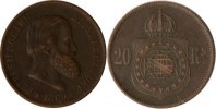 Brasilien 20 Reis Brasilien, 20 Reis, 1869, ss/vz -