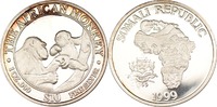 Somalia 10 Dollars Schimpanse -