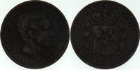 Spanien 10 Centimos Alfonso XII. -