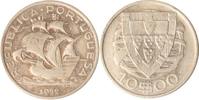 Portugal 10 Escudo Segelschiff -