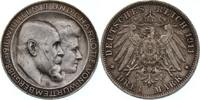 Kaiserreich - Württemberg 3 Mark Silberhochzeit -