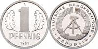 DDR 1 Pfennig nur 40 Exemplare in Polierter Platte -