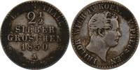 Preussen 2 1/2 Silbergroschen Friedrich Wilhelm IV. -
