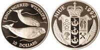 Niue 10 Dollars Zwei Weisswale -