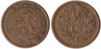 Niederlande 1/2 Cent Niederlande, 1/2 Cent, Wappenlöwe, 1912, ss/vz -