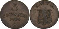 Sachsen-Weimar-Eisenach 3 Pfennig -