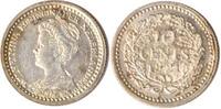 Niederlande 10 Cents Wilhelmina -