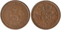 Niederlande 1/2 Cent Niederlande, 1/2 Cent, Wappenlöwe, 1936, vz+ -