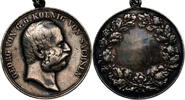 Sachsen Silbermedaille Georg - Prämienmedaille III. Klasse mit Originalhenkel und Ring -