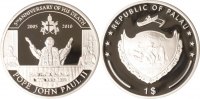 Palau 1 Dollar Papst Johannes Paul II. Todesjubiläum -