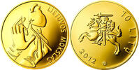Lithuania 10 litu Surgery Lithuania 10 litas gold coin -