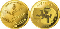 Lithuania 5 Eur Agro culture Science 5 Euro -