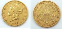 USA $20 1890 S AU 3174,00 EUR  Excl. 20,00 EUR Verzending