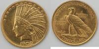 USA $10 1908 D AU 1649,00 EUR  Excl. 20,00 EUR Verzending