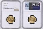 USA $5 HALF EAGLE 1899 NGC MS 61 879,00 EUR  Excl. 20,00 EUR Verzending