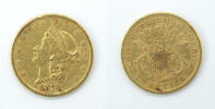 USA $20 1874 S XF 4099,00 EUR  Excl. 25,00 EUR Verzending