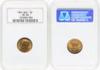 Russia 5 Roubles 1903 MS65 1199,00 EUR  Excl. 25,00 EUR Verzending