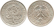 Weimarer Republik 5 Reichsmark Deutsches Reich, 1918 - 1933, Eichbaum, Berlin -
