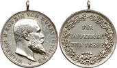 Württemberg Silbermedaille Militärauszeichnung, Für Tapferkeit und Treue, Wilhelm II., Stuttgart -