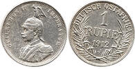 Deutschland Ostafrika 1 Rupie Wilhelm II., 1888 - 1918, Kaiser, Otto Schulz, Hamburg -