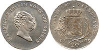 Bayern / Heiliges Römisches Reich Deutscher Nation 20 Kreuzer Maximilian I Joseph 1805-1825, TOP POP, attraktives Stück -