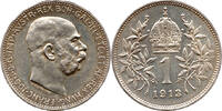 Österreich 1 Krone Franz Joseph I, 1848 - 1916 -