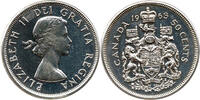 Kanada 50 Cent Elizabeth II, 1952 - 2022, Coat of Arms, Royal Canadian Mint Ottawa -