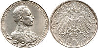 Preussen 2 Mark Deutsches Kaiserreich, 25. Jubiläum, Herrschaft von Wilhelm II, 1888 - 1918 -