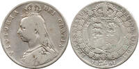 Großbritannien 1/2 Crown (Halfcrown) Victoria, 1837 - 1892, Britannia, Royal Mint, London -