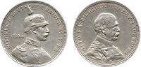 Deutschland Silbermedaille Wilhelm II., 1888 - 1918, Versöhnung mit Otto von Bismarck, Nürnberg -