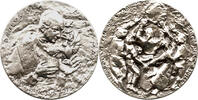 Vatikan Medaille, Bronze versilbert Papst Paul VI, Reconciliation with God, Fra Guglielmo -