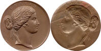 Deutschland Bronzemedaille Göttin des Anmuts, Charis, G.Loos, C. Voigt, Goethes Samlung -