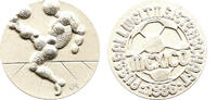 Mexiko Medaille Salvador Dali, Silbermedaille, Weltmeisterschaft, Fußball, Fallrückzieher -