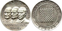 Italien Personenmedaille Gründerväter der Europäischen Union, Adenauer, De Gasperi, Schuman -