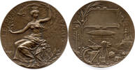 Frankreich Medaille L'exposition de Paris, Allegorie von Paris, Georges Lemaire, Monnaie de Paris -