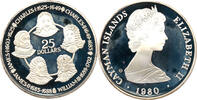 Cayman Islands 25 Dollar Kings of England, House of Tudor, Charles I, Charles II, James I, James II -