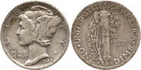 USA 1 Dime Mercury Dime, United States Mint, San Francisco -