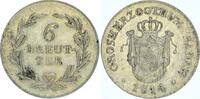 Baden-Durlach 6 Kreuzer Karl Ludwig Friedrich 1811-1818. -