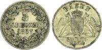 Baden-Durlach 3 Kreuzer Friedrich I. 1852-1907. -