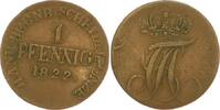 Anhalt-Bernburg Cu Pfennig Alexius Friedrich Christian 1796-1834. -