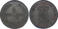 Baden-Durlach Cu Kreuzer Ludwig 1818-1830. -