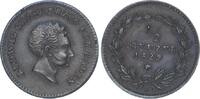 Baden-Durlach Cu 1/2 Kreuzer Ludwig 1818-1830. -