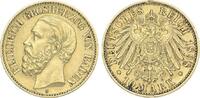 Baden 10 Mark Gold Friedrich I. 1856-1907. -