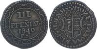 Mecklenburg-Wismar, Stadt Cu 3 Pfennig -