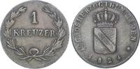 Baden-Durlach Cu Kreuzer Ludwig 1818-1830. -