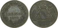 Baden-Durlach Cu Kreuzer Friedrich I. 1852-1907. -