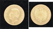 Sachsen 20 Mark Gold Johann 1854-1873. -