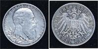 Baden 2 Mark Friedrich I. 1856-1907. -